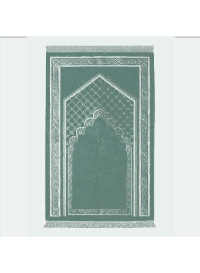 سندس سجادة صلاة سندس المريحة – طبقة إسفنج خفيفة – 120×70 سم – مريحة وعملية – مانعة للانزلاق – مناسبة للمنزل والمسجد – هدية رمضان - Image 1